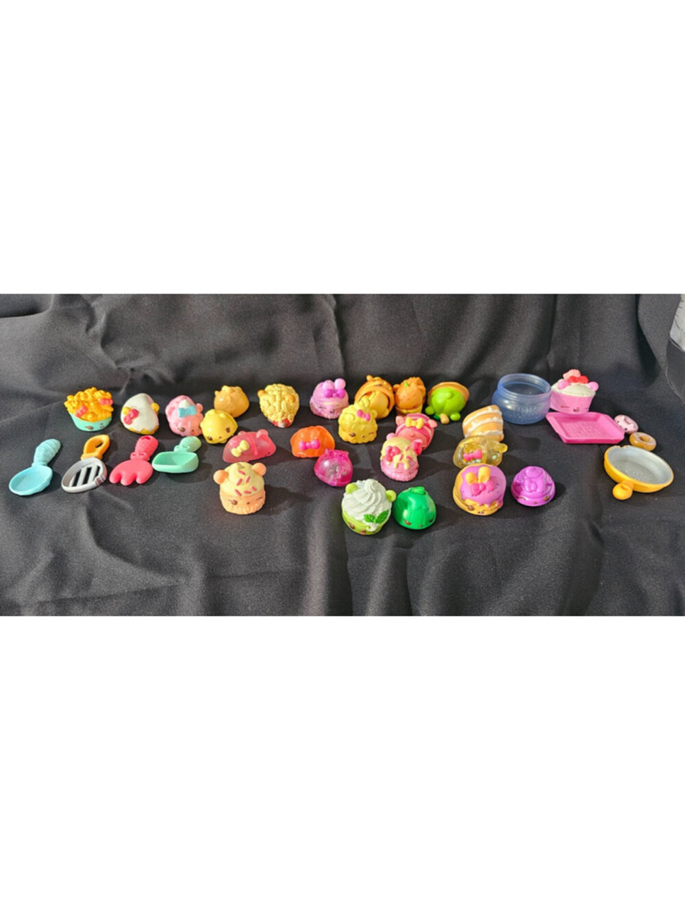 (34pc) Num Noms Mixed Lot Plastic Figures Toys Food Collection Variety